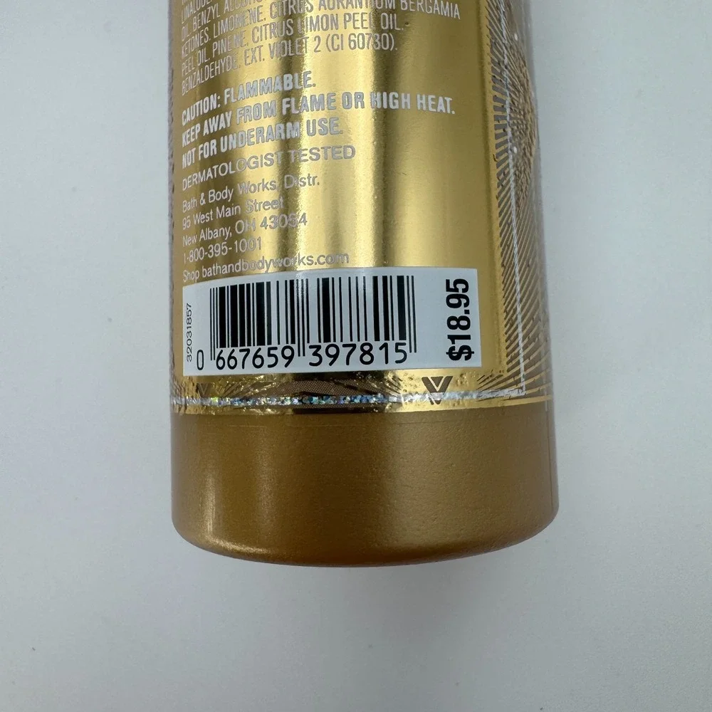 Bath & Body Works Touch Of Gold Fine Fragrance Mist NWT